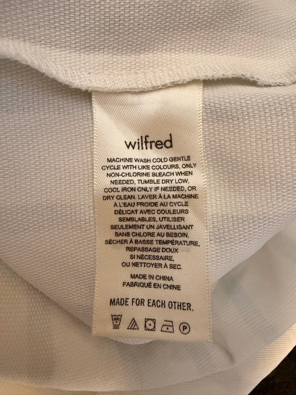 Aritzia Wilfred Blue & White Striped Button-Down Shirt Jacket - Large - Picture 6 of 10